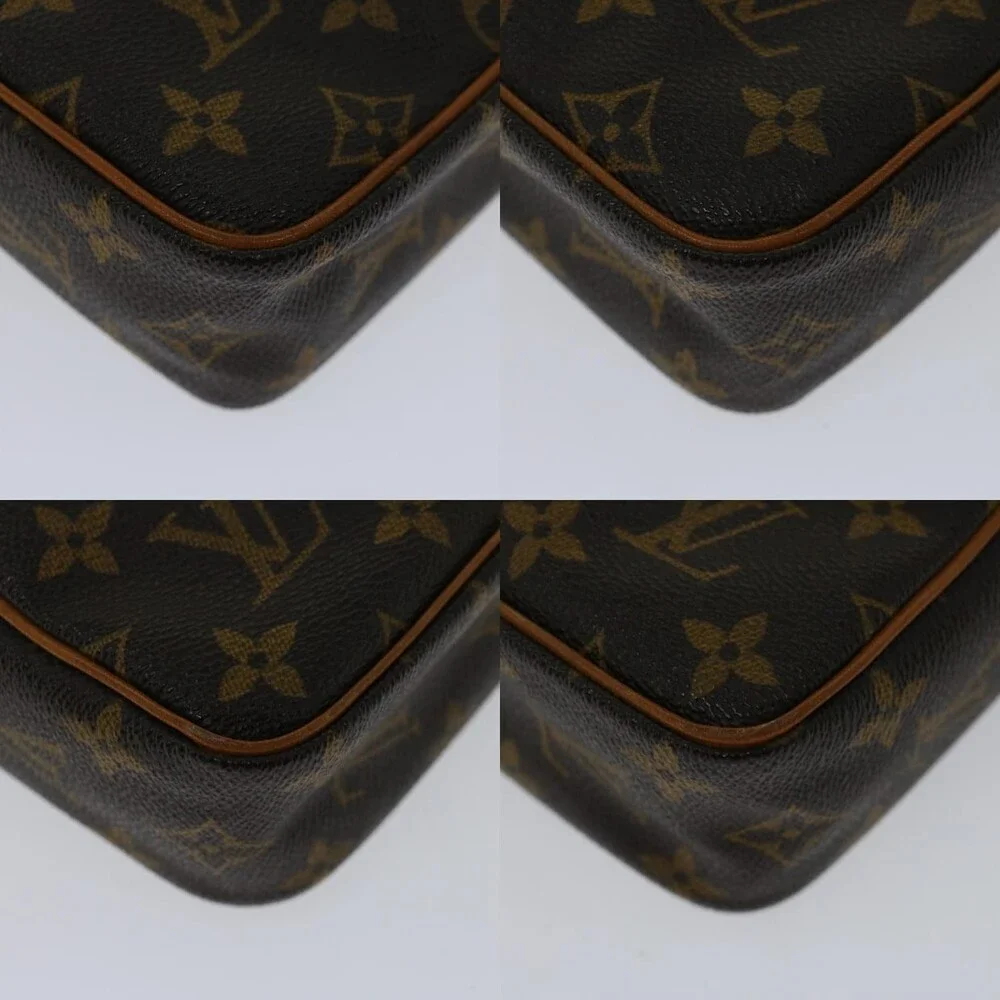 Louis Vuitton Monogram Compiegne 23 Clutch Bag Brown